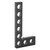 90 Degree Positioning Squares Right Angle Ruler Woodworking Tools Inch Ruler 0-100mm Black