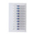 10pcs Carbide Router Cutting Bit Blue Corn End Mill Engraving Bit for CNC PCB Machinery (1.0mm)