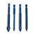 4pcs Drill Bits Crooked Head Non Slip 6.35mm Hex Shank Drill Bit for Glass Concrete Tiles