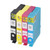 4 Pcs Ink Cartridge Black Cyan Magenta Yellow Smoothly Accurate Clear Anti Fade Printer Ink Cartridge for Stylus T1381 T1332 T1333 T1334