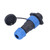 IP68 Waterproof Plug Socket Flange Aviation Male Female Butt Power Connector AC250V 5A SP208 Pin