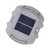Solar Deck Light Waterproof Night Lamp Reflective Flashing Warning for Indoor Outdoor White Light