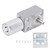 Gear Motor Worm Reduction Adjustable CW CCW Rotation Large Torsion Self Locking DC 12V 2W 0‑100RPM