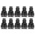 Hose Splitter Engraved Inner Diameter Convenient Disassembly Well Sealed 3 Way Joint for Automation Equipment Inner Diameter of Trachea 8mm