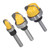 Round Nose Bit Core Box Bowl Tray Template Dish Carving Router Cutter with Bearing 1/4in Shank1‑1/8in 3/4in 1/2in