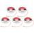 5PCS Solder Wire No Clean Braided Brass Desoldering Wick 3mm Width 1.5 Meter Length TGK‑3015
