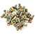 150pcs M4 Color Zinc Plating Rivet Nuts Quick Riveting Automobiles Hardware Accessories