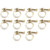Double Wire Water Hose Clamp Pipe Clip Hoop Fastening Tool (16mm-19mm)