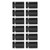 12Pcs Advertising Nails Stainless Steel Matte Black Anti Corrosion Standoff Holder for Acrylic Glass