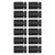 12Pcs Advertising Nails Stainless Steel Matte Black Anti Corrosion Standoff Holder for Acrylic Glass