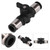 Pneumatic Valve Connector Manual Control Knob Switch Air Line Quick Connect Fittings 3/8in