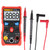 ANENG V01A Auto Range True RMS Digital Multimeter AC/DC Current Voltage Ohm Tester (Red)