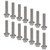 20Pcs M10x1.5 Screw Bolts A2‑70 Stainless Steel Flanged Hex Head Bolt with Gasket DIN6921M10x45