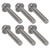 20Pcs M10x1.5 Screw Bolts A2‑70 Stainless Steel Flanged Hex Head Bolt with Gasket DIN6921M10x45