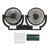 Foldable Dual Head Fan Silent Cooling 2 Speeds 360 Degree Rotation DC5V USB Vehicle Fan for Car Dashboard