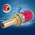 2pcs M10 Red Water Cooled & Gas Adapter Quick Connector Fitting For TIG Welding Torch
