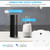 Smart Wi-Fi Plug Wifi Socket APP Remote Control Schedule Function Smart In-wall Socket Outlet 10A White (UK Plug, AC230V)