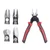 Multifunctional Pliers Set 5 in 1 Combination Interchangeable Pliers Kit for Cutting Stripping Crimping Edge Cruising