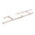 Marine Navigation Parallel Ruler Clear Scale High Accuracy Transparency Boat Ship Drawing Parallel Ruler 600mm/23.62in