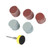 100pcs 25mm Mix Grit Sander Disc Sanding Polishing Paper Pads Abrasive Sandpaper Set