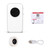 AIMO D35 Label Maker Mini Thermal Label Printer Pocket Machine All in One BT Connect Adhesive Tag DIY Date Journal Study Sticker Labeling with 1pc Label Roll Compatible with iOS Android for Retail Store Home & Office Organization