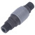 C Type Pneumatic Quick Connector Plastic Steel Self Locking Air Connector for PU Pipe(SM30+PM30 3/8in )