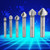 6pcs High Speed Steel Round Shank 3-Flute Countersink Cutter Bits Chamfering Tool