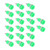 20Pcs Banana Socket 4mm Strong Connectivity Corrosion Resistance Good Performance Electrical Test AccessoriesGreen