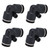 10pcs Pneumatic Connector Durable ABS Replaceable Practical Connecting Accessories for Automation Equipment8