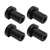 4 Pcs Bench Dogs 19mm Diameter Workbench Peg Aluminum Alloy High Strength Woodworking Desktop Stop Tenon Black