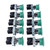 10Pcs Momentary Mushroom Head Button Switch Self Reset 22mm On Off Push Button Switch for Machine Equipment AC240V