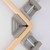 Woodworking Right Angle Clamp Aluminum Steel Anti Slip Adjustable Right Angle Clip for Carpenter Double Handle