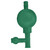 Lab Rubber Suction Bulb Safe Pressure Quantitative Pipette Filler with 3 Valves (Green)