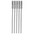 5PCS Impact Drill Bits with Carbide Tip Rotary Hammer Bit 2 Flute Spiral Bits for Brick Concrete 210mm 5mm / 0.2in