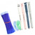 Erasable Gel Pens Set Neutral Blue Ink 0.5mm Cartoon Cute Stationery with Refills Erasers