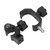 Data Collector Bracket Mount Aluminum Alloy Portable For GPS RTK Mount Range Pole Cradle Bracket
