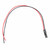 10pcs 12v 3mm LED Light emitting Diode Wired Multicolor LED Light Cable 20cm 0.06W(Pink)