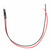 10pcs 12v 3mm LED Light emitting Diode Wired Multicolor LED Light Cable 20cm 0.06W(Pink)