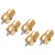 5Pcs 3D Printer Nozzle Set Brass with Stainless Steel Tips Removable Accessories0.3mm