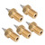 5Pcs 3D Printer Nozzle Set Brass with Stainless Steel Tips Removable Accessories0.3mm