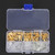 120Pcs 6.3mm 4.8mm 2.8mm Gold Copper Wire Terminal Connector with Sleeve Storage Box Accessory120Pcs Terminal Kit
