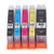 Ink Cartridge Set Large Capacity Clear Colorfast Printing Black Color Ink Cartridge Replacement for PIXUS BK BK C M Y