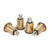 4 Pcs Excavator Joystick Handle High Hardness Good Sealing Replacement Warhead Operating Rod for ZAX55 ZAX200
