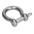 Screw Pin Anchor Shackle Bow Shape 304 Stainless Steel Chain Wire Rope Connector Lifting Tool10Pcs M10