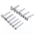 10pcs 14-50mm Forstner Drill Bit Set Flat Wood Drilling Woodworking Hole Cutting Tool