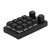 Mini Gaming Keypad 12 Keys 2 Knobs Blue Switch Black Color Programming Macro Keypad with RGB Light for Industry