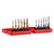 12pcs M3-M10 Hex Shank Titanium Plated HSS Screw Thread Metric & Inch Tap Drill Bits