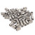 100Pcs Thread Inserts Male Female Reducing Nut Repair Tool Stainless Steel Wire Fastener M3x0.52.5D