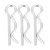 R Cotter Pin Retaining Pin Fastening Clip Bright Zinc Plated (2*40mm 20pcs)