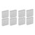10Pcs Neodymium Magnet Powerful Beautiful Appearance Bright Silver Finish Rare Earth Magnets for DIY Office